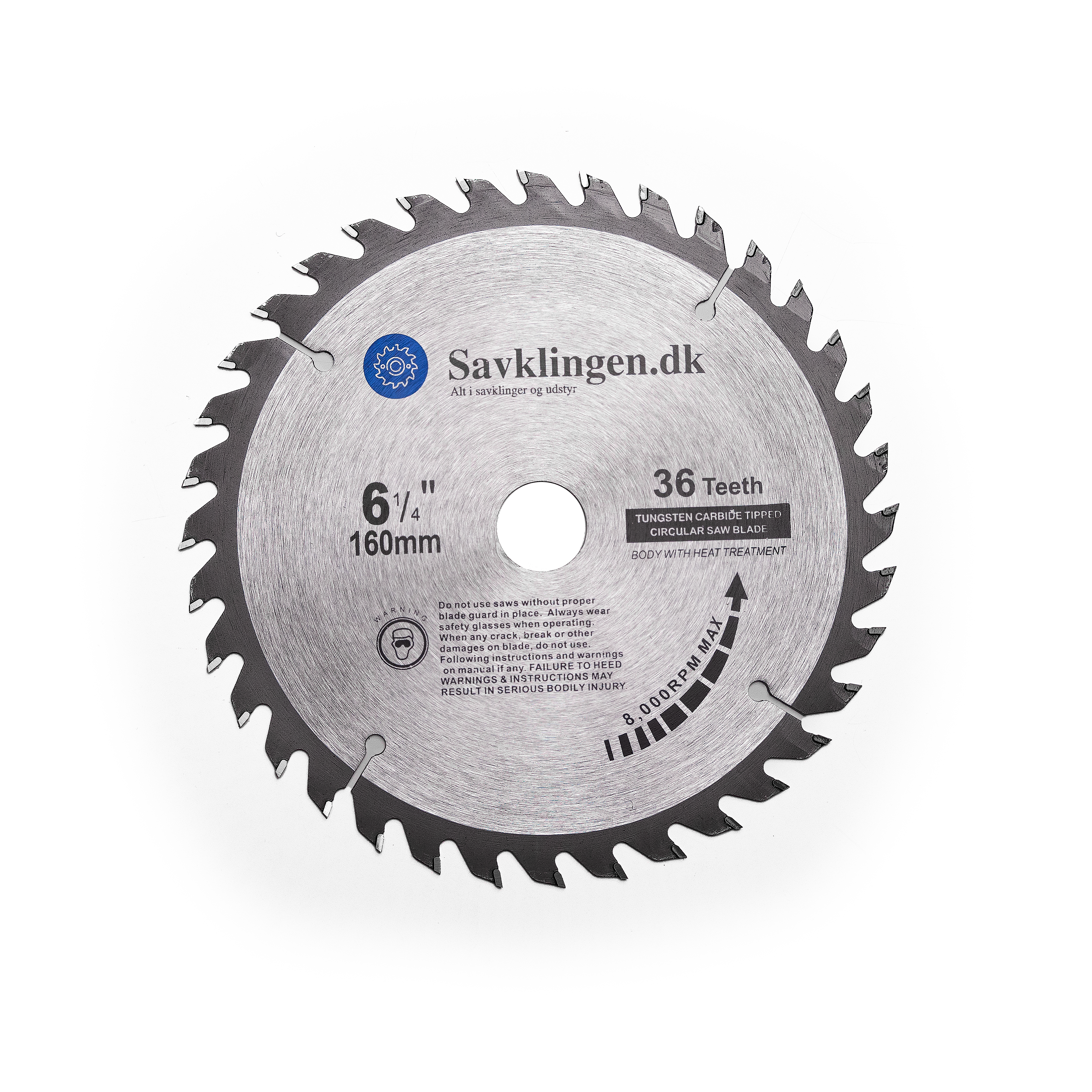 Håndrundsavsklinge 160mm, 36 tænder - GRATIS