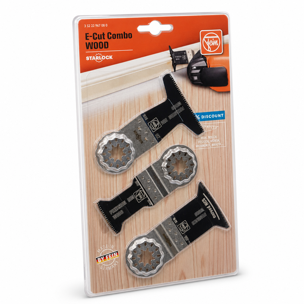 FEIN E-Cut Combo Wood Starlock – 3 klinger