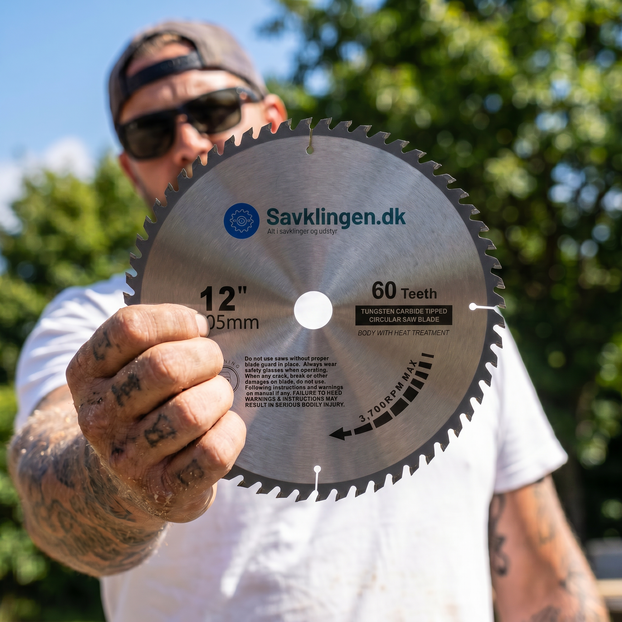Rundsav 305mm wolframcarbid – livsstilsbillede – Savklingen.dk