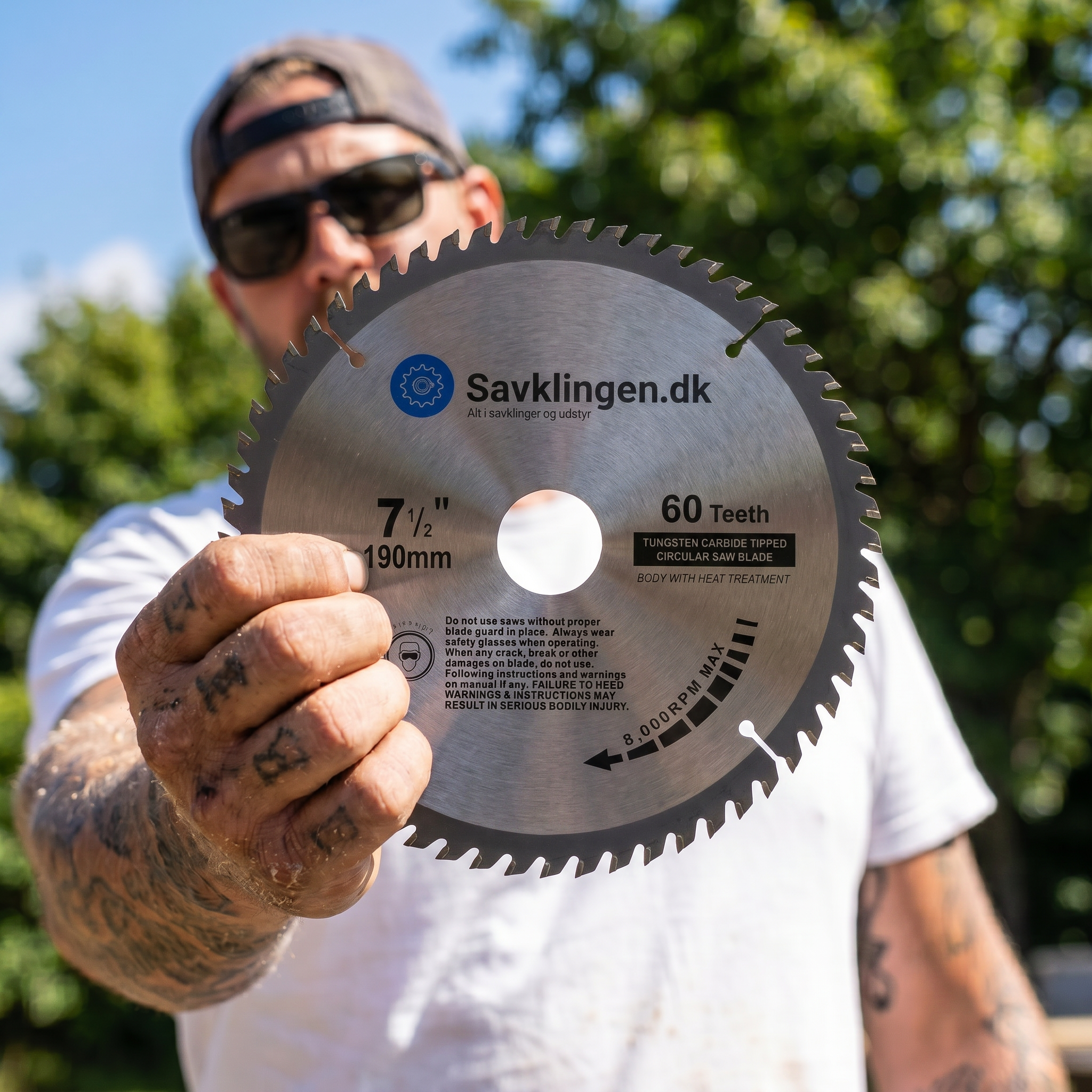 Rundsav 190mm wolframcarbid – livsstilsbillede – Savklingen.dk